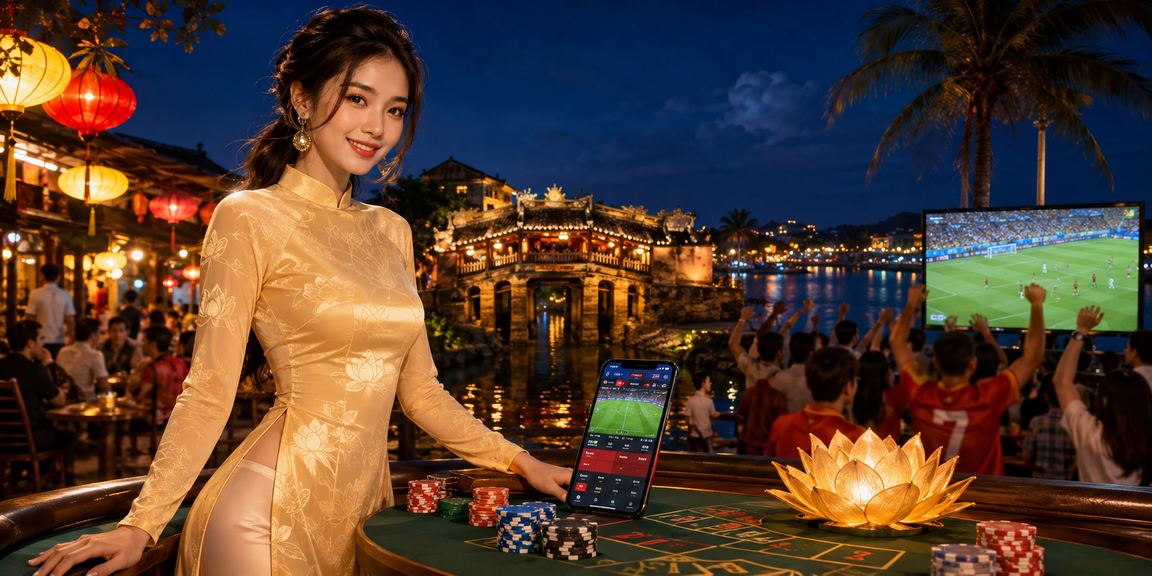 Khán giả cá cược bóng đá ở Hội An